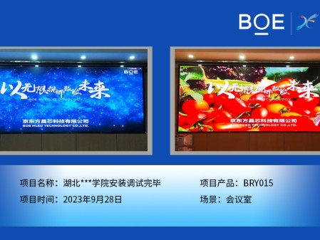 咸寧湖北**學院會議室BRY015安裝調試完畢（1）