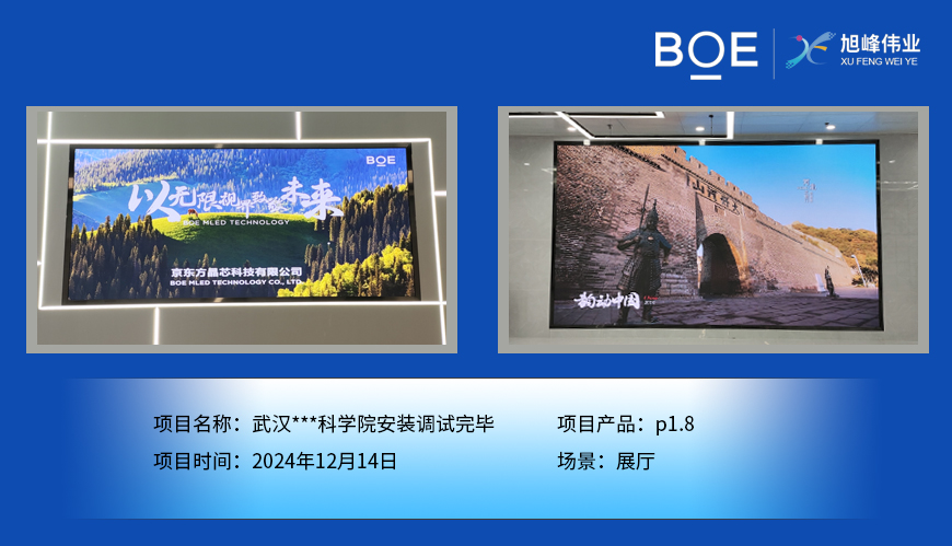 湖北武漢***科學院安裝調試完畢